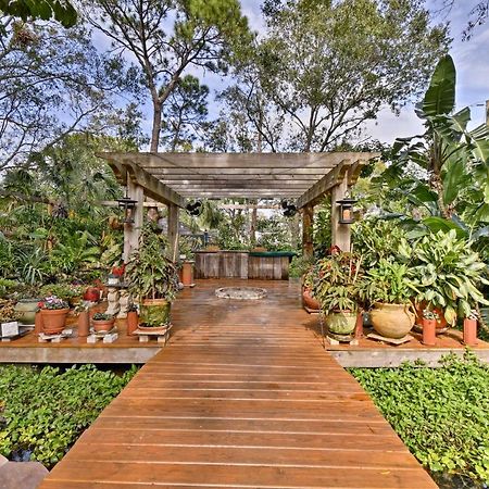 Sarasota Bungalow With Pergola, Garden And Waterfalls! Villa Exterior foto